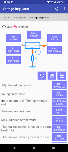 Voltage Regulator ekran görüntüsü