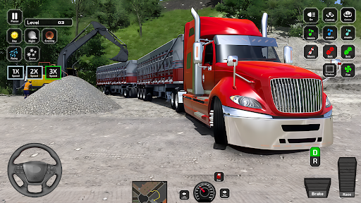 American Truck Transport Game ekran görüntüsü
