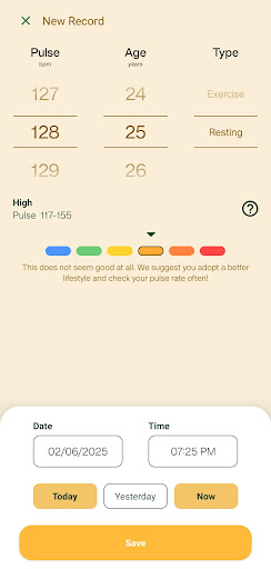 Heart Rate Monitor & Pulse Log ekran görüntüsü