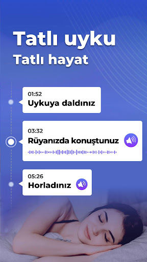 Uyku Takibi - Uyku Kayıt ekran görüntüsü