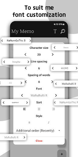 My Memo - Lock Screen Display ekran görüntüsü