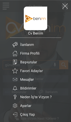 Cv Benim İşveren ekran görüntüsü