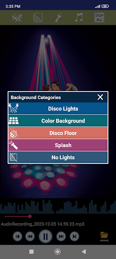 Party Dance Lights Music Flash ekran görüntüsü