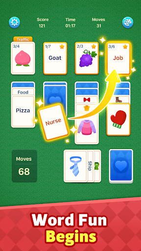 Spider Solitaire: Word Games ekran görüntüsü