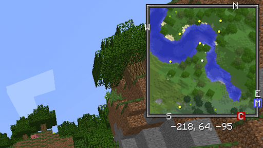 Xaero's Minimap Mod Minecraft ekran görüntüsü