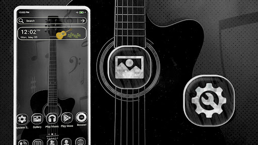 Black Guitar Theme ekran görüntüsü