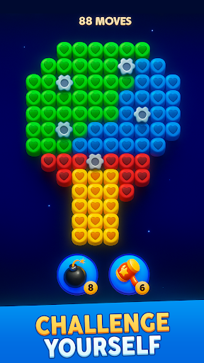 Tap Block Away: 3D Cube Puzzle ekran görüntüsü
