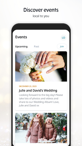 Nixplay Events ekran görüntüsü