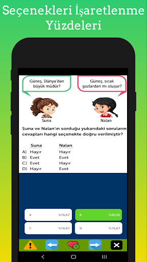5. Sınıf Test Çöz Tüm Dersler ekran görüntüsü