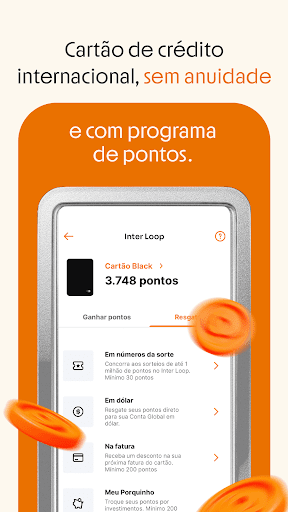 Inter: Conta, Cartão e Pix ekran görüntüsü