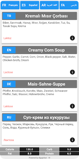DigyFoody Client ekran görüntüsü