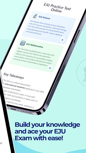 EJU Practice Test ekran görüntüsü