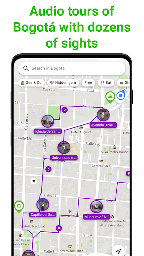 Bogotá Tour Guide:SmartGuide ekran görüntüsü