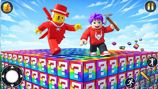 Break a Lucky Block Game 3D ekran görüntüsü