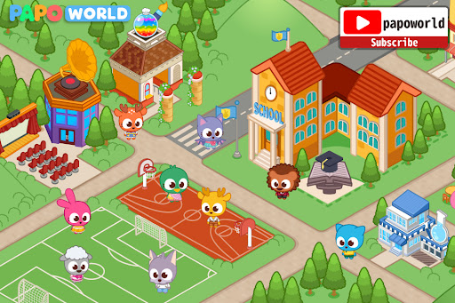 Papo Town Okul Hayatı ekran görüntüsü