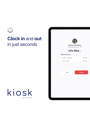 Humand Kiosk ekran görüntüsü