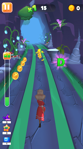 Granny Run 3D runner game ekran görüntüsü