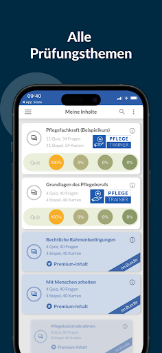Pflege Trainer ekran görüntüsü
