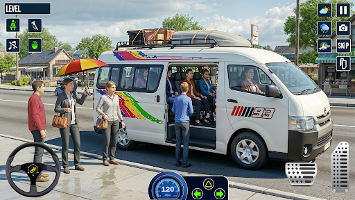Mini Bus Driving Simulator 3D ekran görüntüsü