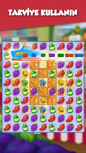 Supermarket Mania - Match 3 ekran görüntüsü