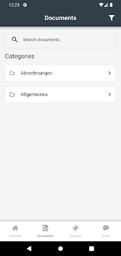 HAMBURG TEAM Mieterportal ekran görüntüsü