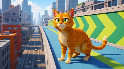 Bad Cat Simulator Cat Game 3D ekran görüntüsü
