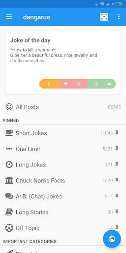 dangarus - Funny Jokes App ekran görüntüsü