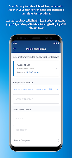 Isbank Iraq Mobile ekran görüntüsü