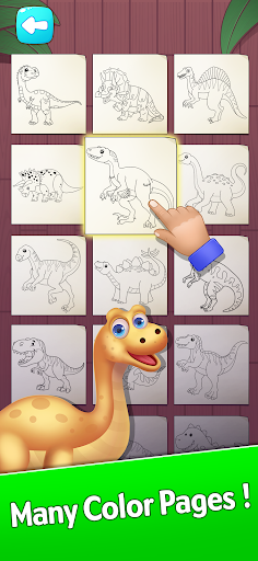 Dino Coloring & Drawing Book ekran görüntüsü