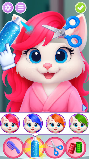Kitty Nail Salon Daycare Cute ekran görüntüsü
