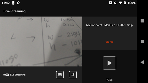 My Live Event ekran görüntüsü