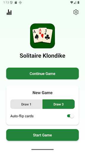 Solitaire Klondike by Evsi ekran görüntüsü