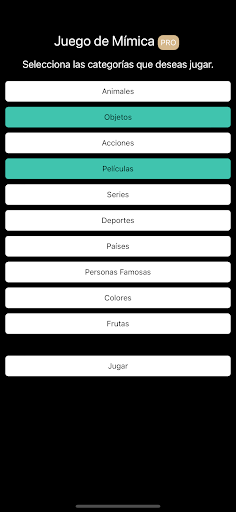 Juego de Mímica PRO ekran görüntüsü