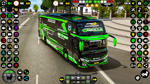 Public Coach Bus Driving Game ekran görüntüsü