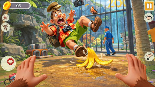 Monkey Prankster: Zoo Chaos ekran görüntüsü