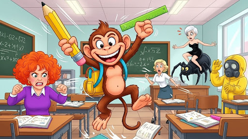 Am Monkey Student Prank School ekran görüntüsü