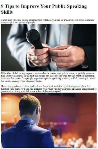 How to Public Speaking ekran görüntüsü