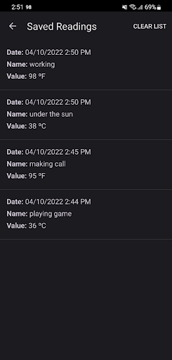Battery Health Temperature ekran görüntüsü