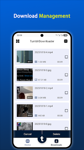 Downloader for Tumblr ekran görüntüsü