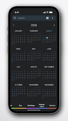 Right Calendar ekran görüntüsü