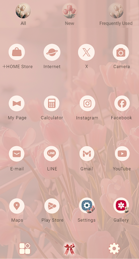 Tulip and Ocean View Theme ekran görüntüsü