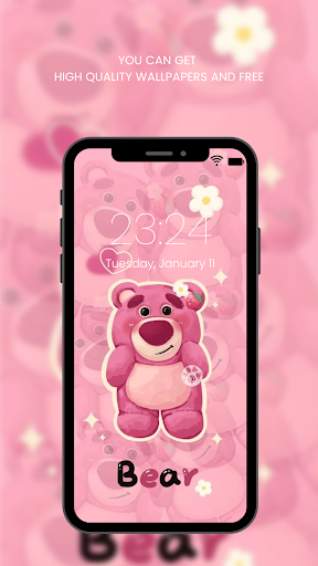 Cute Lotso Bear Wallpaper HD ekran görüntüsü