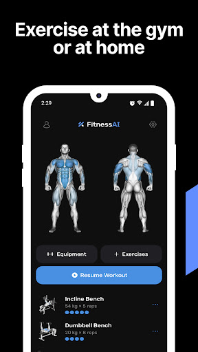 FitnessAI: Gym Workout Planner ekran görüntüsü