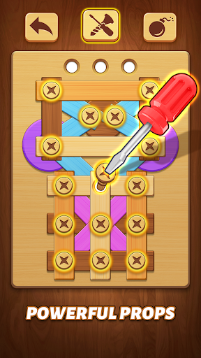Nuts Bolts Puzzle : Wood Screw ekran görüntüsü