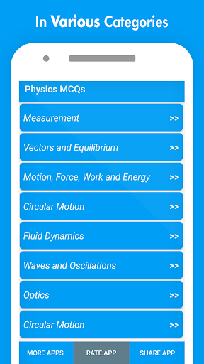 Physics MCQs with Answer and E ekran görüntüsü