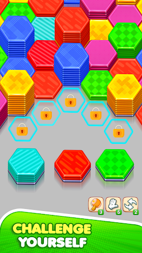 Fruit Sort: Hexa Stack Sorting ekran görüntüsü