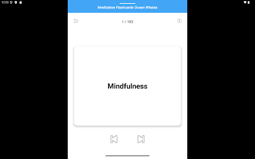 Meditation Flashcards - Whales ekran görüntüsü
