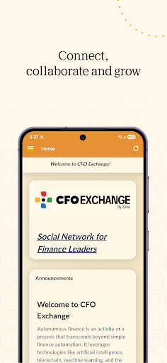 CFO Exchange by Zoho ekran görüntüsü