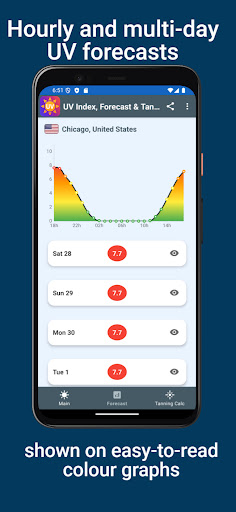 UV Index, Forecast & Tan Info ekran görüntüsü