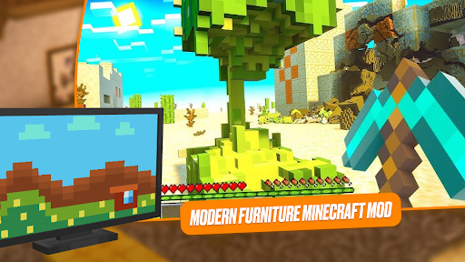 Modern Furniture Minecraft Mod ekran görüntüsü